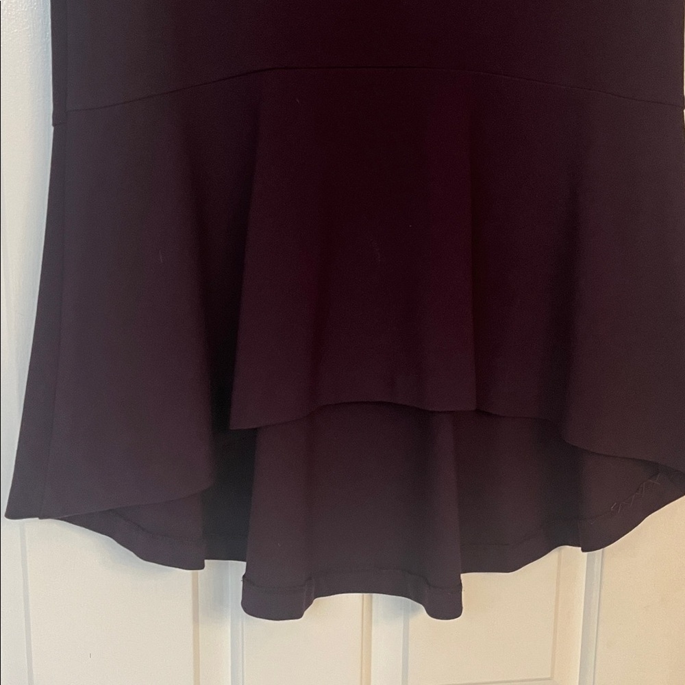Ann Taylor Dark High-Low Skirt - Picture 2 of 4